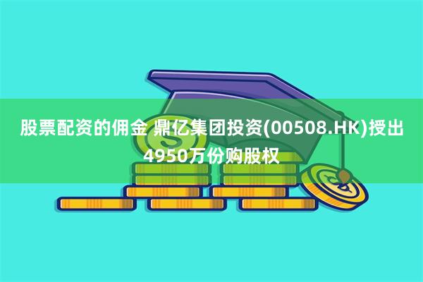 股票配资的佣金 鼎亿集团投资(00508.HK)授出4950万份购股权